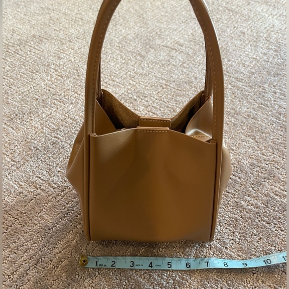 Anthropologie The Mini Hollace Tote, Removable Shoulder Strap Inner Pouch, Brown - Picture 15 of 16